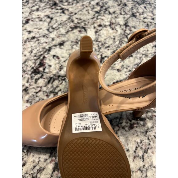 Clarks round toe nude pump women’s size 8.5 - Picture 10 of 15